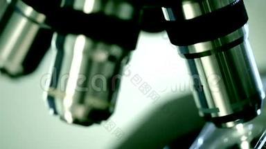 显微镜幻灯片-科学和研究
